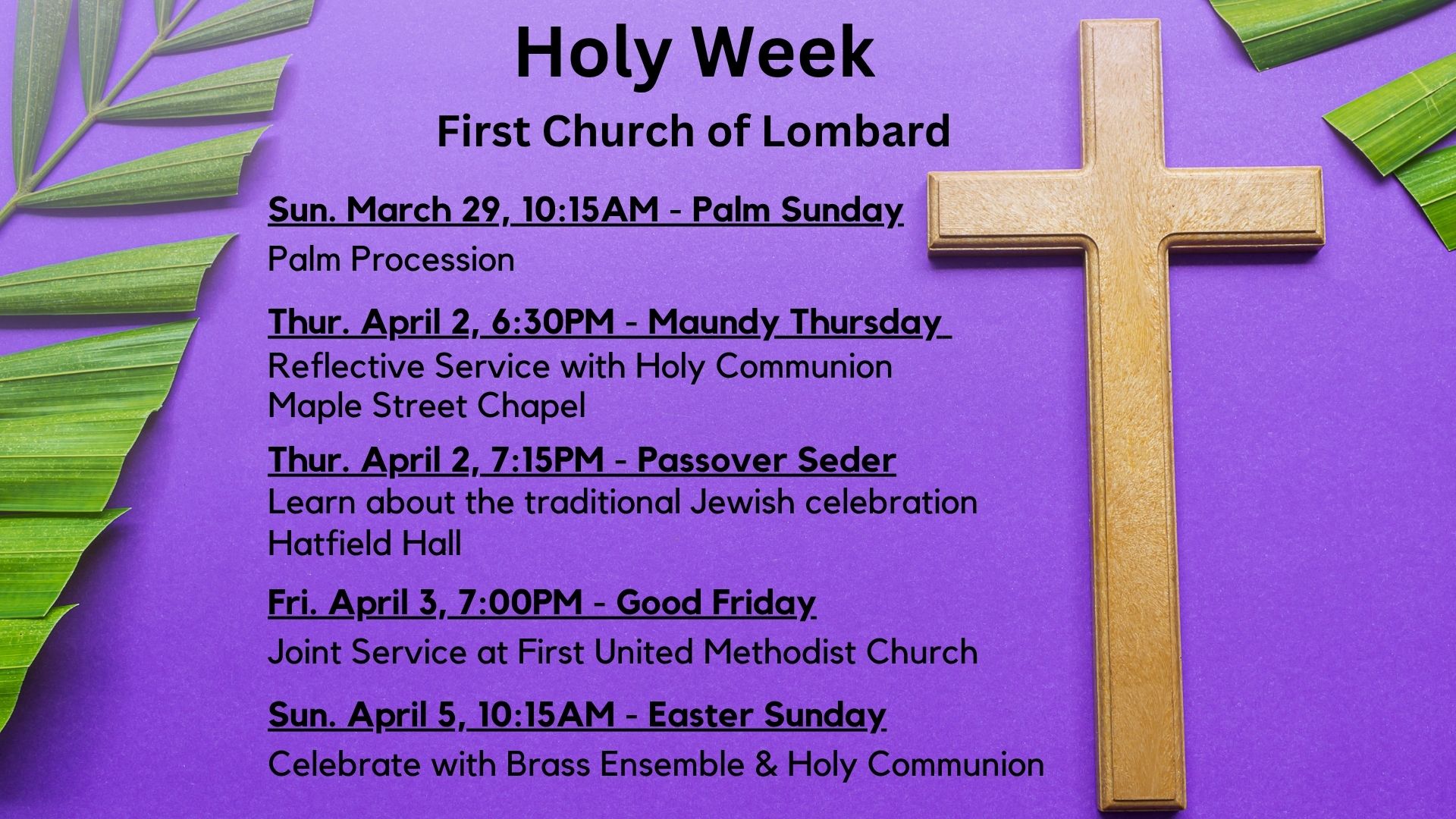 Holy Week
