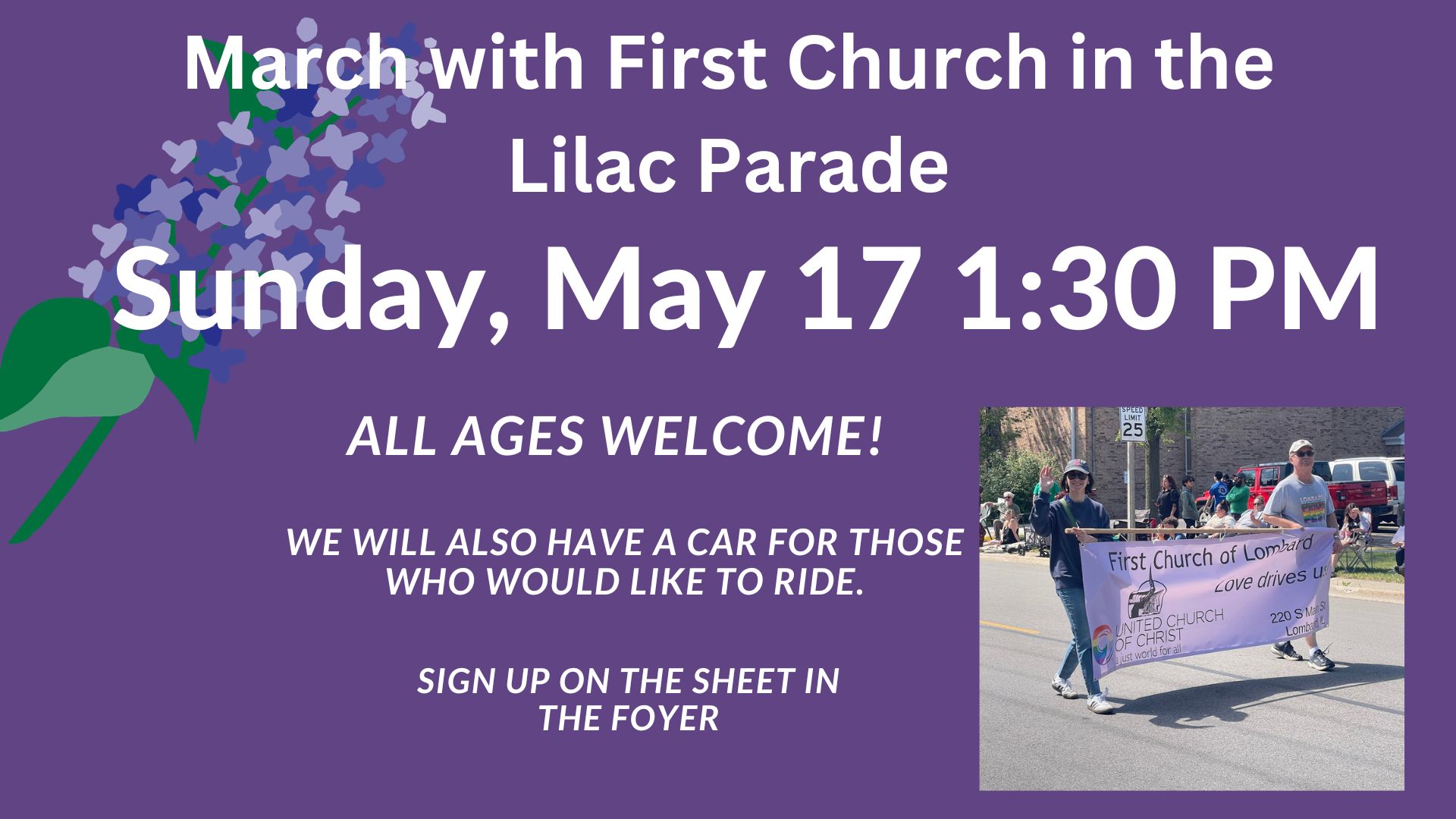 Lilac Parade Walkers