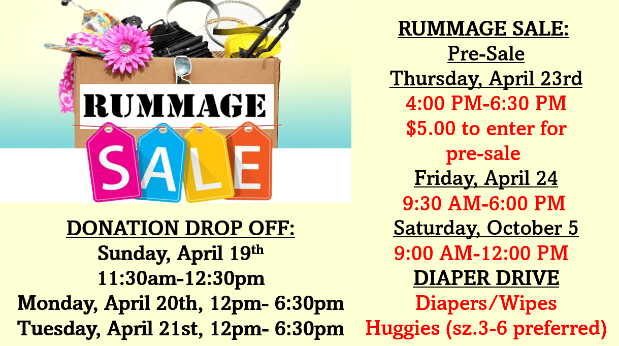 rummage sale