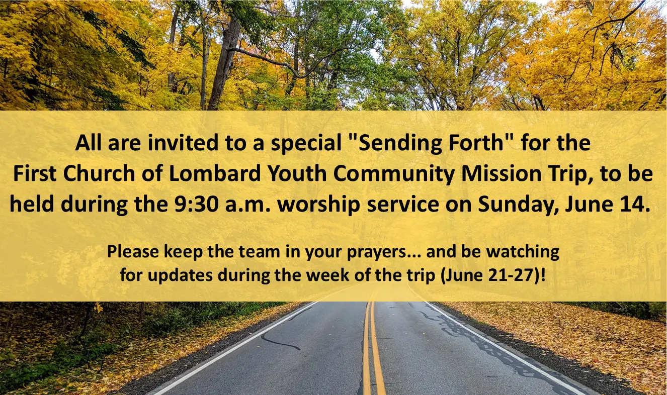 Sending Forth